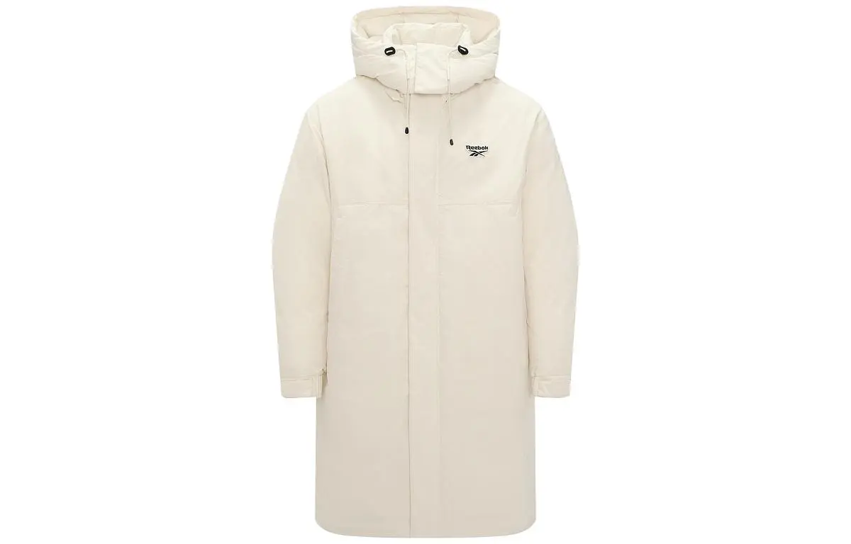 Reebok Down Jackets Unisex Ecru Detachable Hood Moderate Other