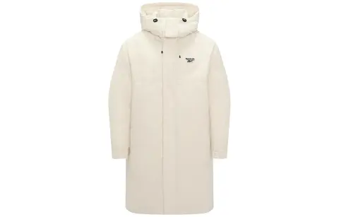 Reebok Down Jackets Unisex Ecru Detachable Hood Moderate Other