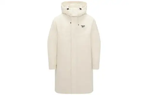 Reebok Down Jackets Unisex Ecru Detachable Hood Moderate Other