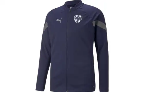 PUMA Jackets Men's Blue Crew Neck Moderate Other