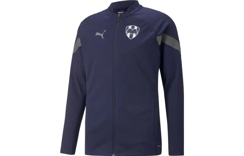 PUMA Jackets Men's Blue Crew Neck Moderate Other