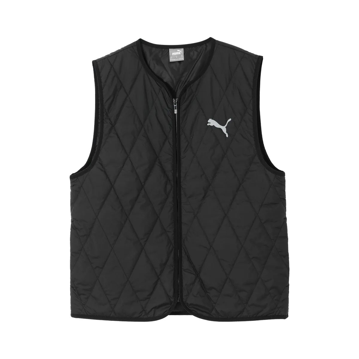 PUMA Urban Vests Men's Black V-neck Moderate Other