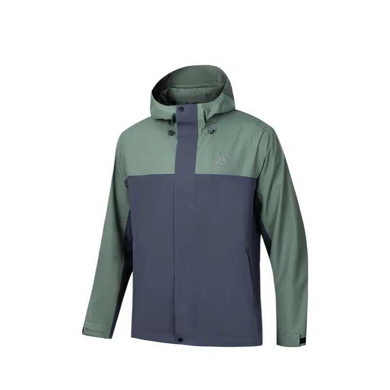 Anta Hiking Outdoor Hiking Urban Living/Travel/Commuting Windbreaker Jacket Men's Green Gray