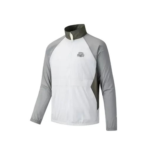 Anta Jackets & Coats Unisex Snowflake White/Durable Gray