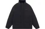 Li Ning Sports Life Collection Down Jackets Men's Black Stand Collar Moderate Down Jacket
