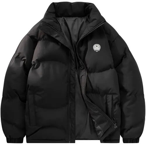 Doraemon Puffer Jackets Unisex Stand Collar Thickened Padded Puffer Jacket