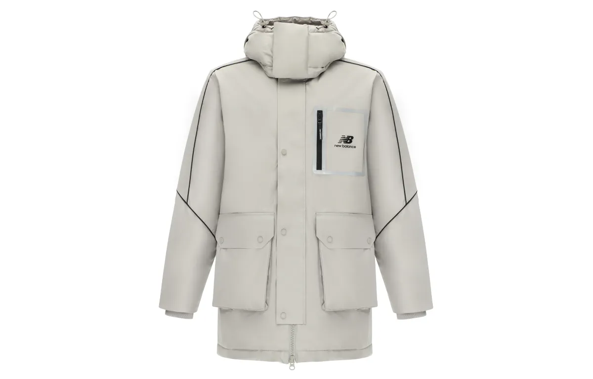 New Balance Down Jacket Men's Gray
