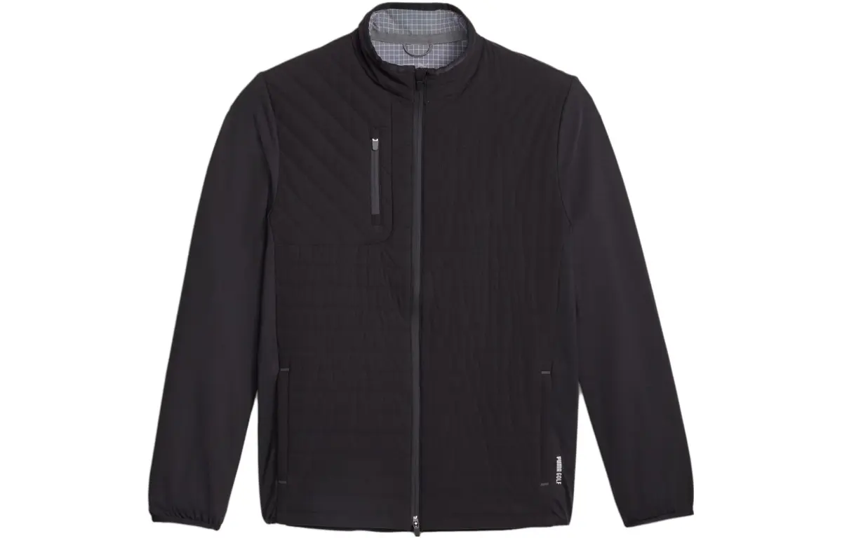 PUMA Jackets Men's Black Stand Collar Moderate Other