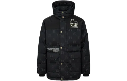 EVISU FW23 Down Jacket Men's Black