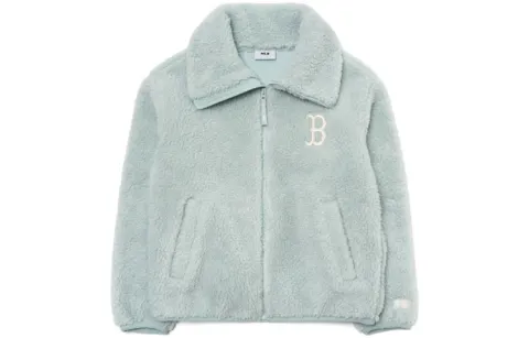 MLB Velvet feel Coat Unisex Mint Green