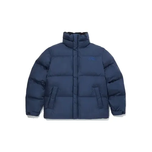 THE NORTH FACE Puffer Jackets Unisex Navy Blue Stand Collar Moderate Other