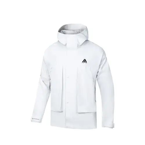 Anta Variety Training Collection Hiking Business/Casual Breathable Windbreaker Jacket Men's Sand Grain Gray