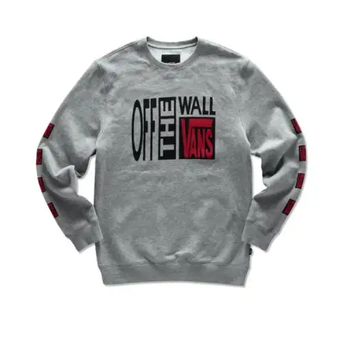 Vans Off THE WALL Sweatshirt Men's Gray