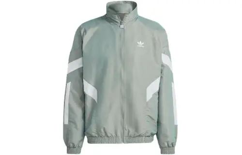 Adidas Originals Jackets Men's Light Green Stand Collar Moderate Other