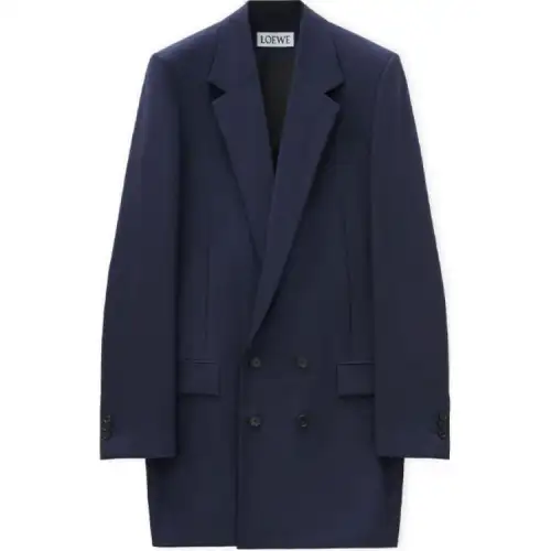 LOEWE Jackets & Coats Men's Marine Blue