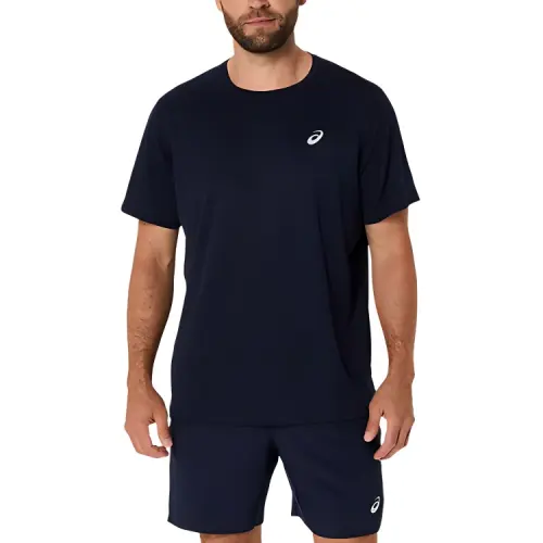 ASICS T Shirts Men's Midnight Crew Neck