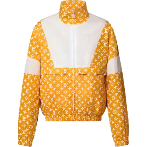 LOUIS VUITTON Monogram Printed Technical Track Top