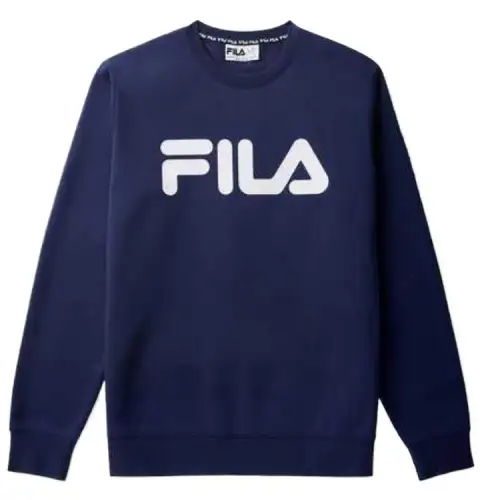 FILA Sweatshirt Men's FILA Marine Blue/White | FILA NAVY/WHITE