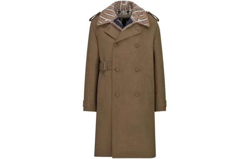 DIOR Quarterly New Products Coats Men's Brown Moderate