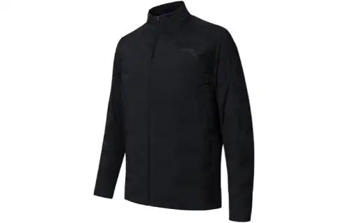 ANTA Running Collection Jackets Men's Black Stand Collar Thin Other