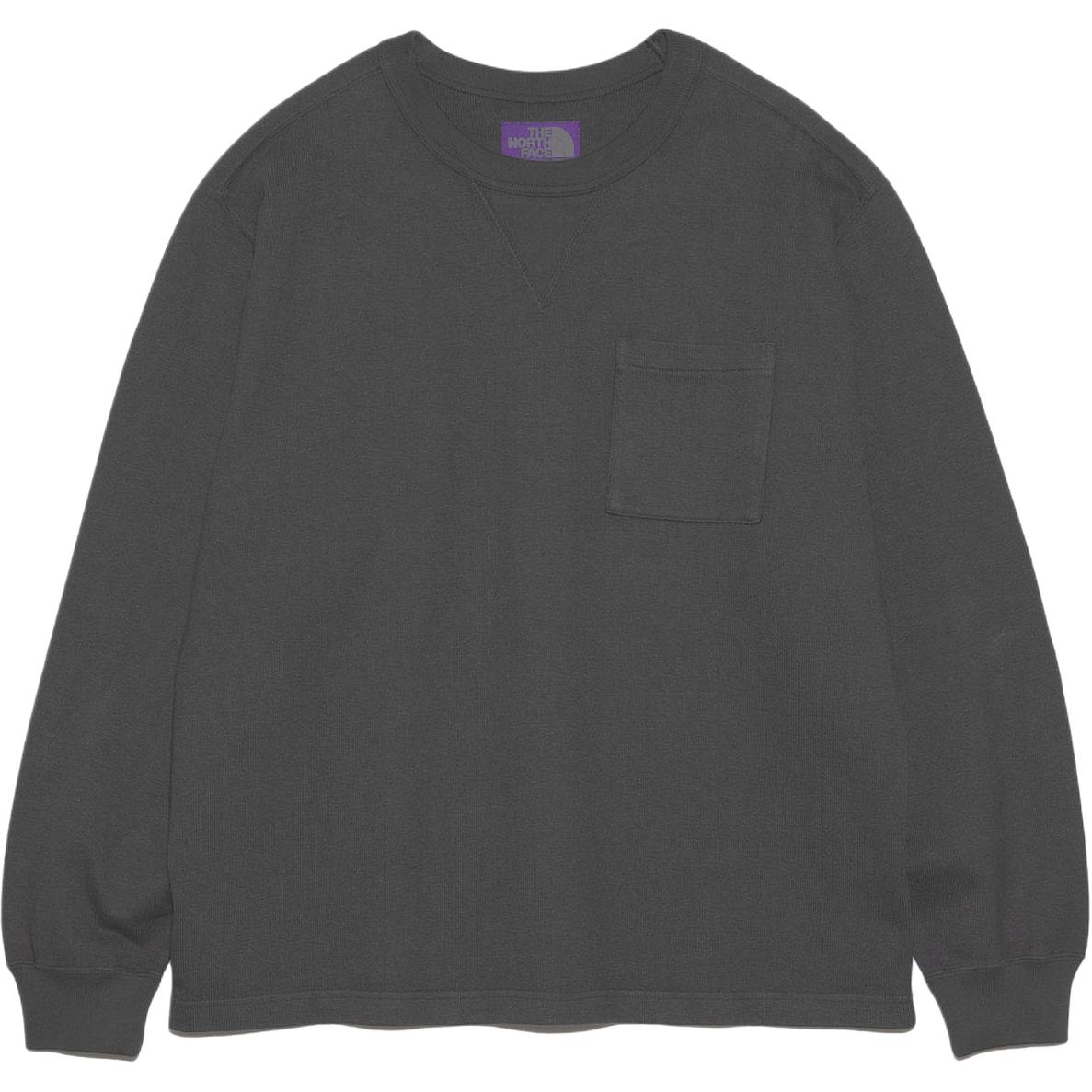 Футболка nanamica nanamica SS25 (угольно-серая)