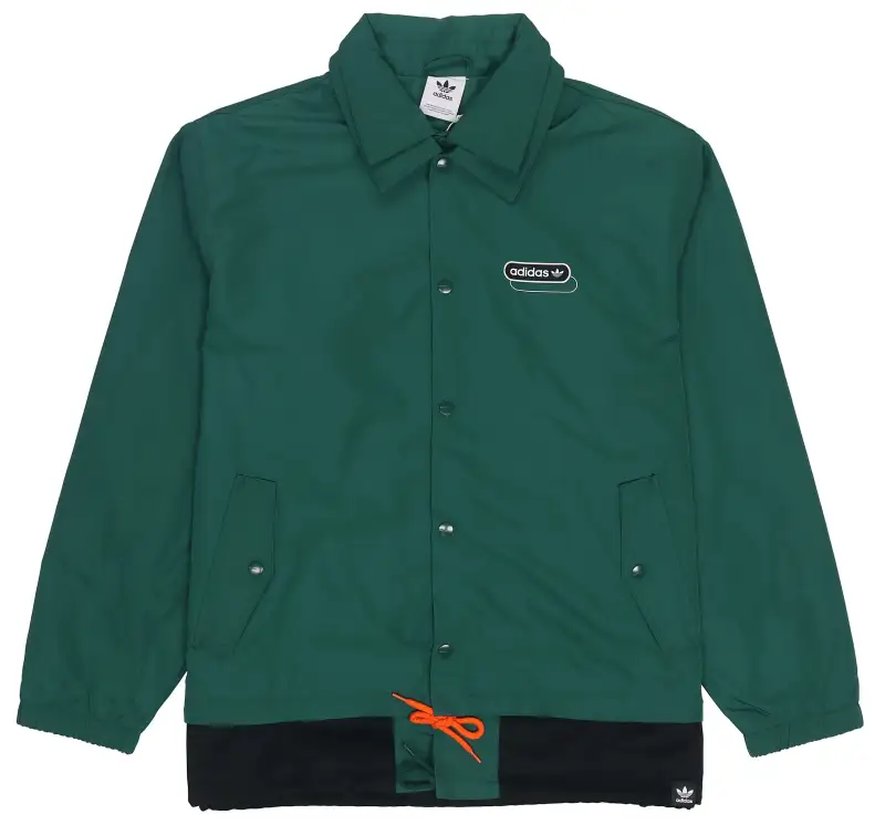 Adidas Originals Velvet Jackets Men's Forest Green Double Collar Thickened