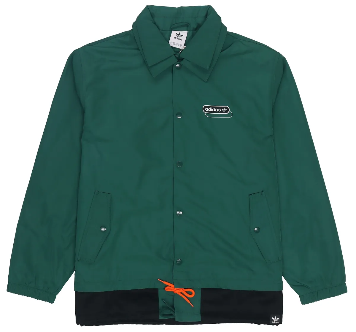 Adidas Originals Velvet Jackets Men's Forest Green Double Collar Thickened