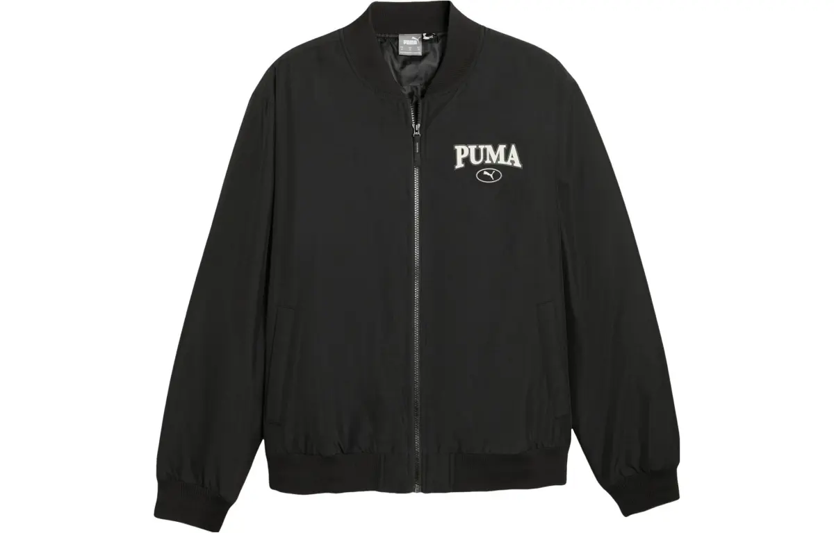 PUMA Jackets Men's Black Baseball Collar Moderate Other