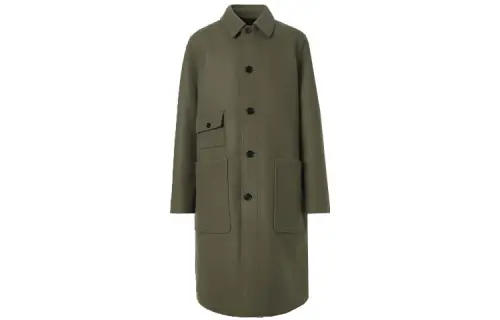 Burberry Coats Men's Army Green