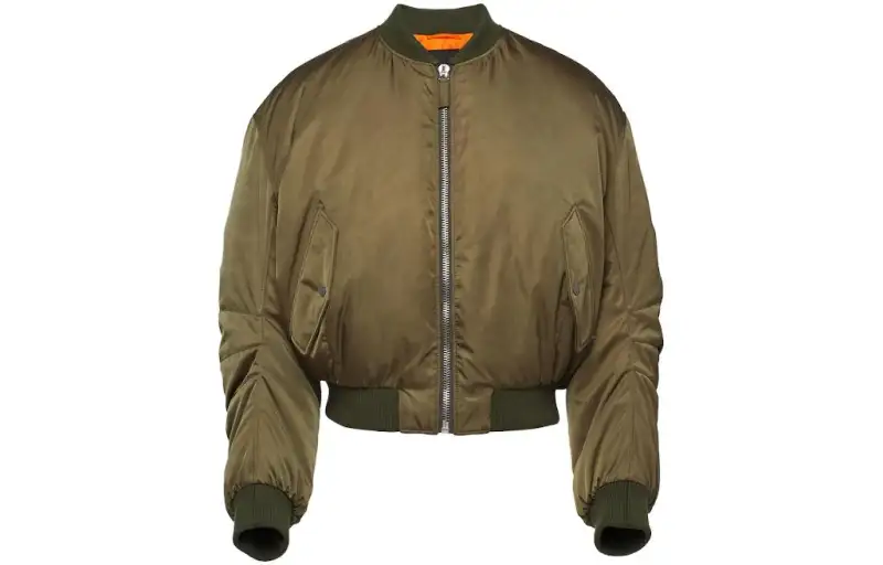 PRADA Zip-Up Down Bomber Jacket