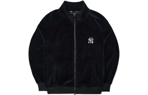 MLB Suede swan, black jacket for leisure for men and women, simple and elegant design, with your logo imprint
