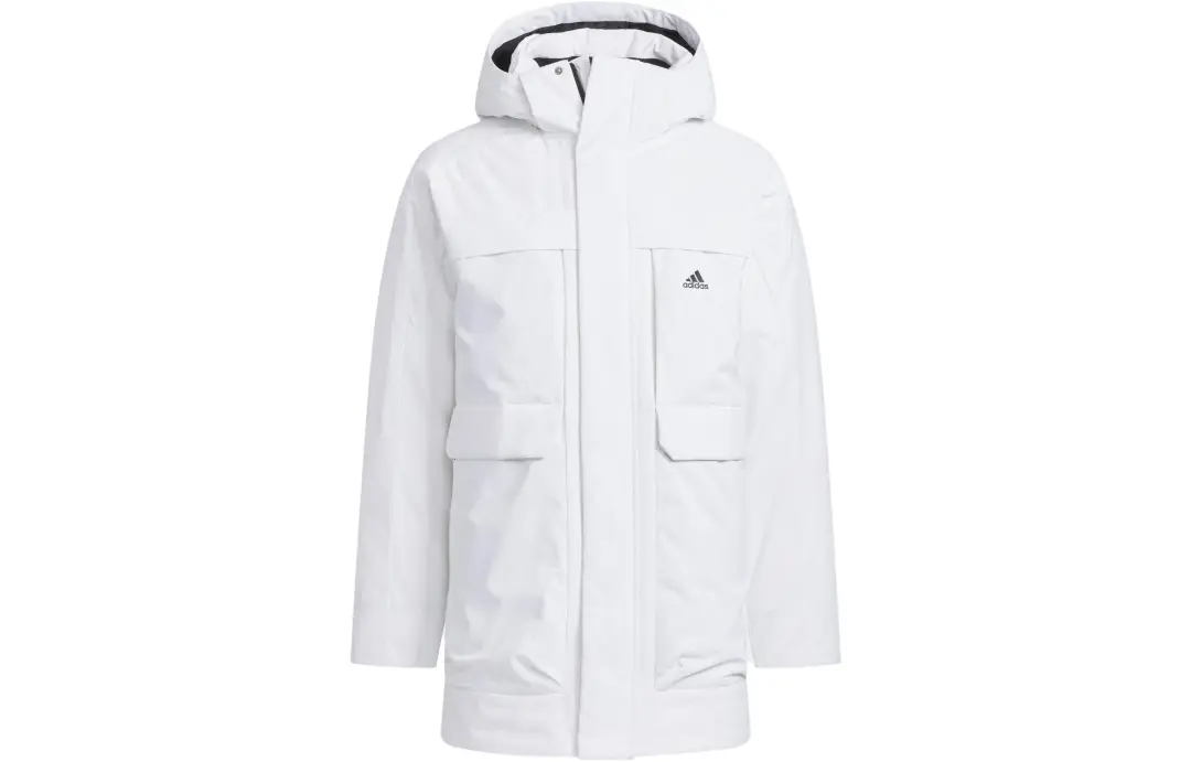 Adidas LONG DOWN Jacket Men's White