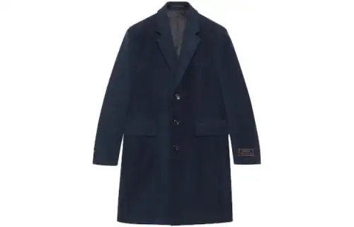 GUCCI Logo appliqué Single breasted Coat