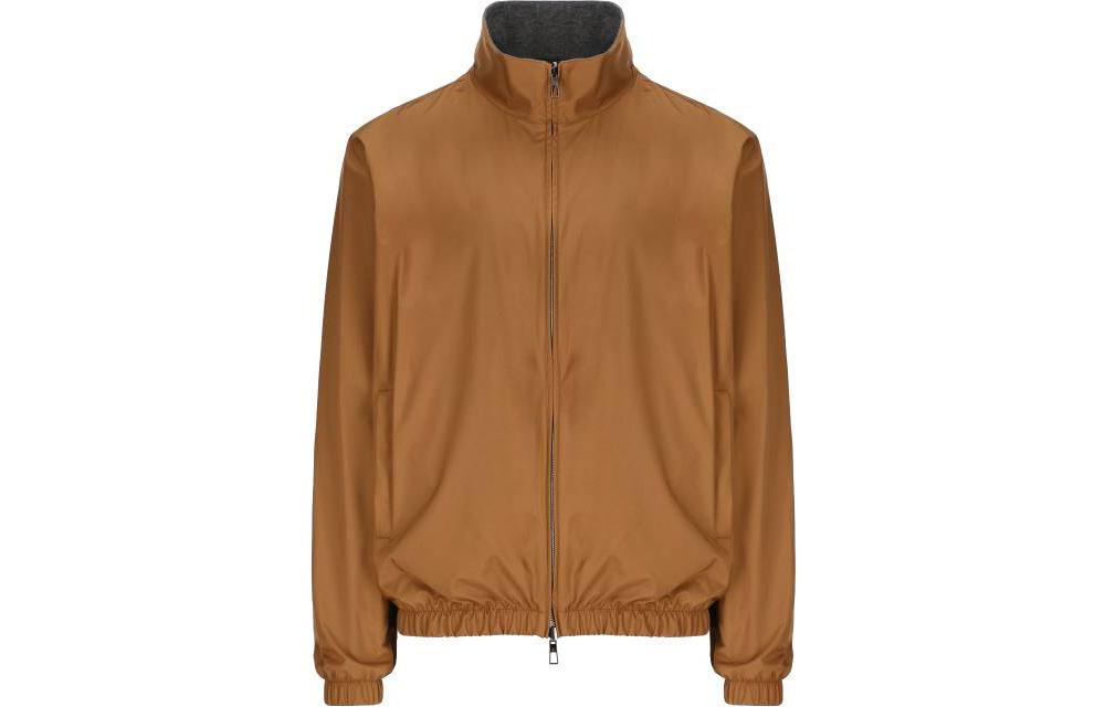 Loro Piana Leather Bomber Jacket