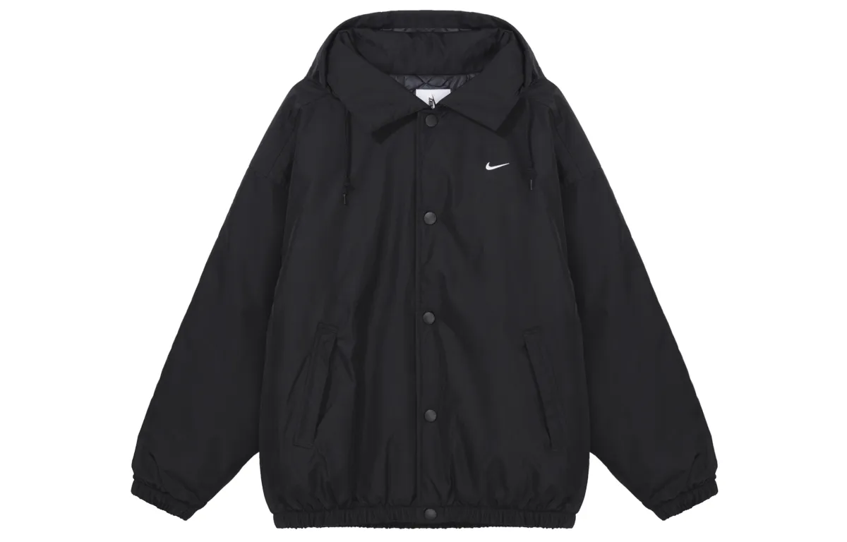 Nike Sportswear Jackets Men's Black Hooded (Non-detachable) Moderate Straight Fit