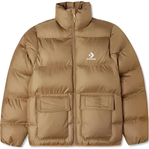 Converse Puffer Jacket Men's Earth Yellow