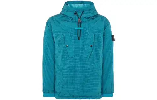 STONE ISLAND Jackets Men's Turquoises Hooded Moderate Other