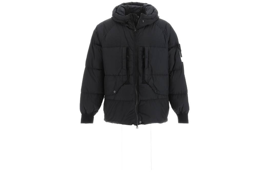 STONE ISLAND FW23 Down Jacket Unisex Black