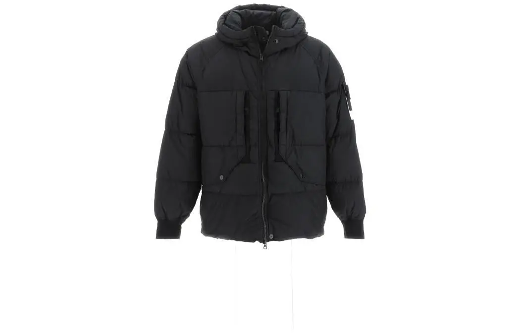 STONE ISLAND FW23 Down Jacket Unisex Black