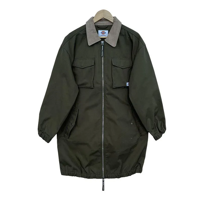 Dickies Jackets Men's Army Green Lapel Moderate Other