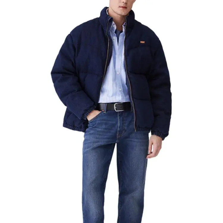 Levi's Down Jacket Men's Denim Blue