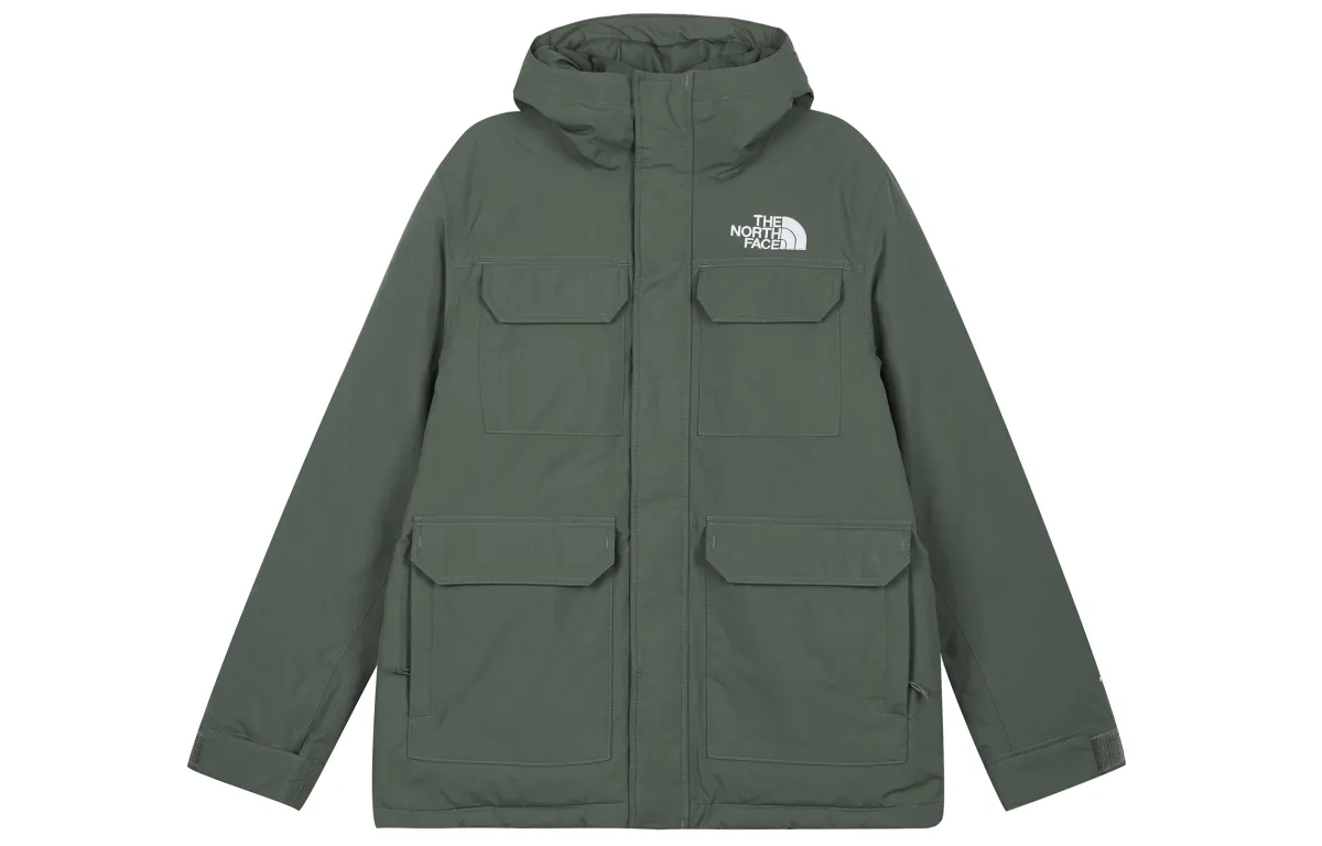 THE NORTH FACE Down Jacket Men's Olive Green