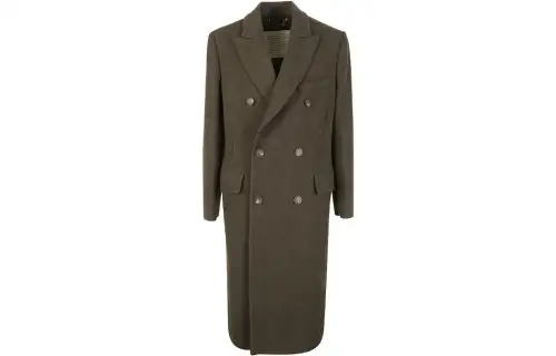 【Previous Season】double-breasted virgin wool coat