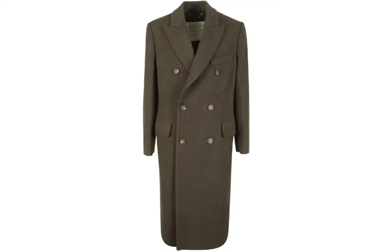 【Previous Season】double-breasted virgin wool coat