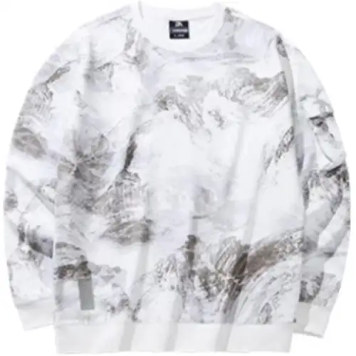 Anta Sweatshirt Men's Papyrus White/All Over Print