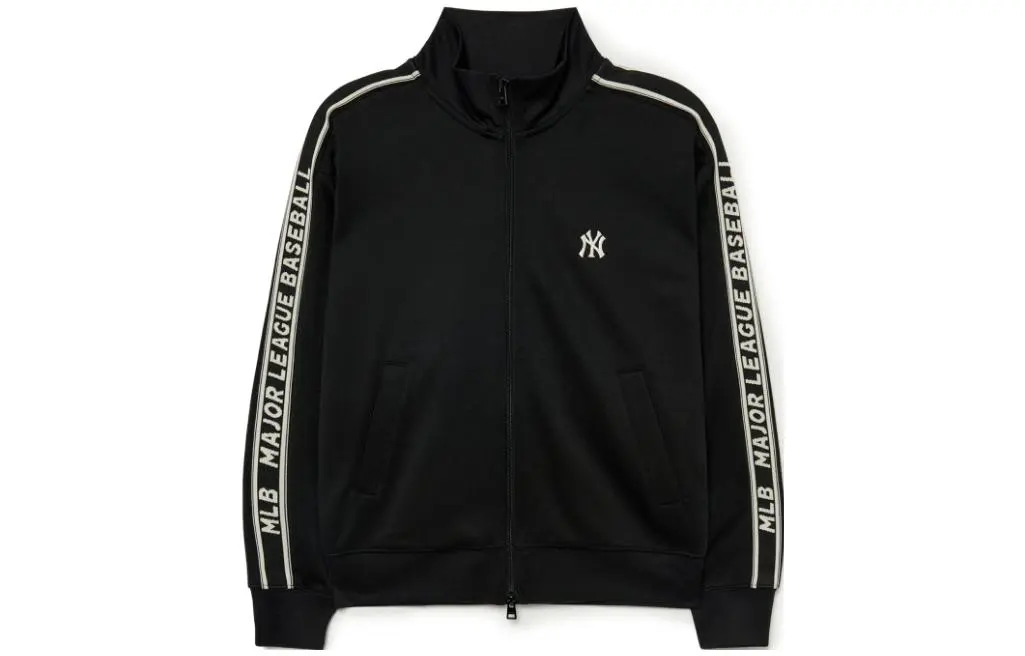 MLB New York Yankees Jackets Unisex Black Stand Collar Moderate