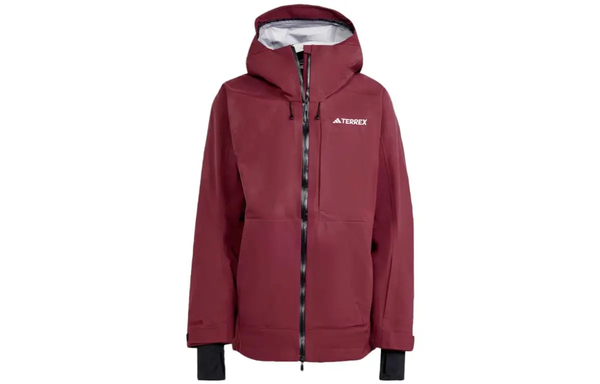 Adidas Jackets Men's Contour Red Hooded Moderate Other