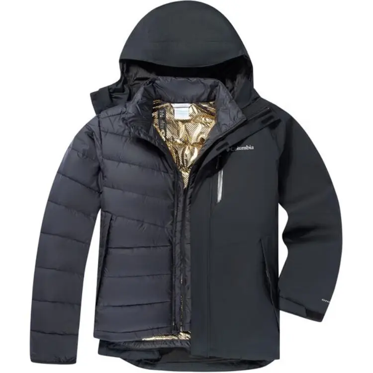 Columbia Oak Harbor Waterproof, Windproof, UV Protection, Thermal Windbreaker Jacket Men's Black