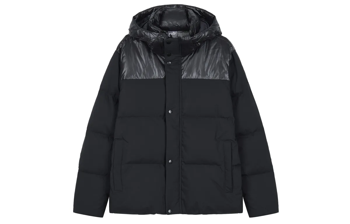 PUMA Down Jackets Unisex Black Hooded Moderate Other