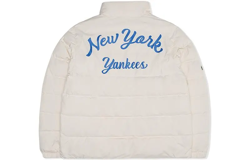 MLB Down Jacket Short Unisex Ecru